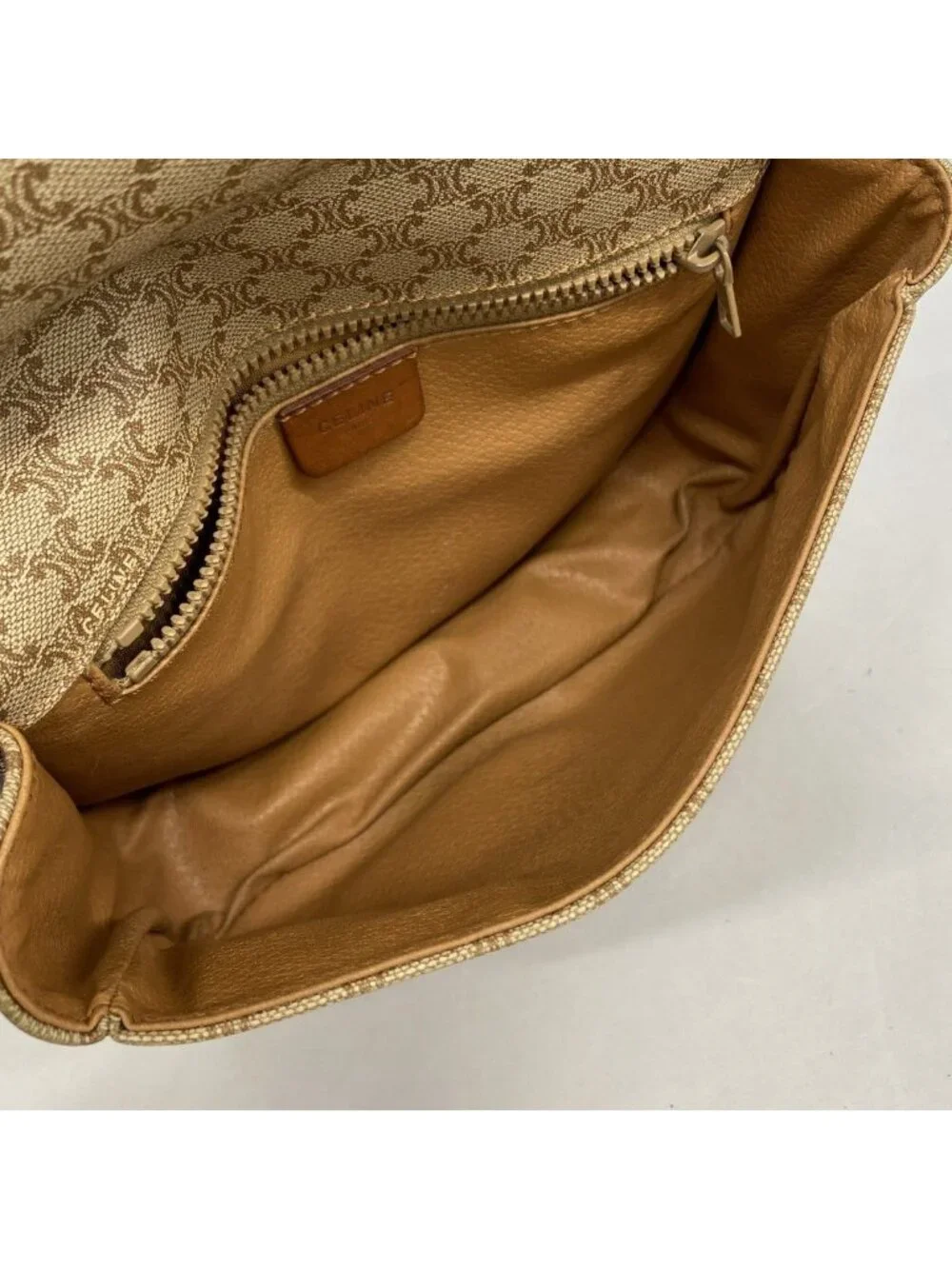 Celine Shoulder Bag Macadam Beige Gold - Picture 4 of 10